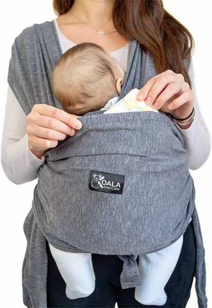 Koala Babycare - Fular Portabebés elastico, fácil de usar y colocar, unisex  ajustable, mochila multiusos apropiada hasta 9 kg. Diseño Registrado KBC® :  : Bebé