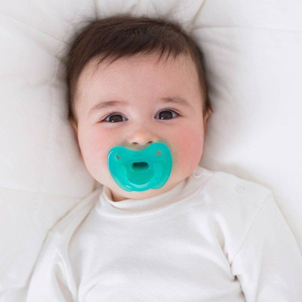 Suavinex Chupete para Dormir Todo Silicona, Para Bebés 0/6 meses, Chupete  con Tetina Anatómica SX Pro, Super Blandito y Flexible, Color Azul (307246)  : : Bebé