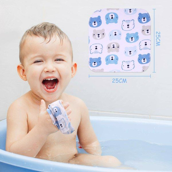 Momcozy Toalla con capucha para bebé, baño de 8 piezas para niños o niñas,  juego de toallas con bonito diseño, toalla de ducha de regalo para recién