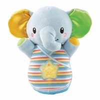 Trompito Melodías Elefante Azul de Peluche Electrónico para Bebé
