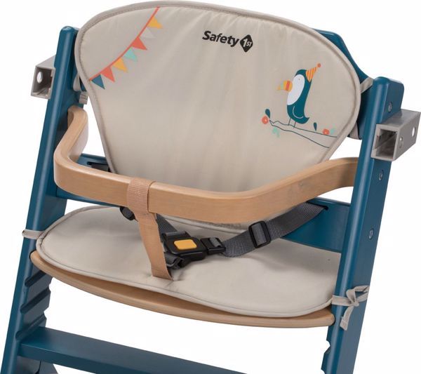 SAFETY 1ST TIMBA CON COJÍN TRONA RED LINES/WHITE WOOD EN OFERTA